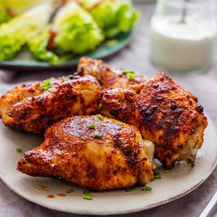 Air Fryer Chicken Thighs Recipe