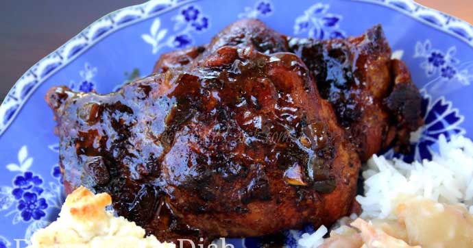 Cajun sticky chicken recipe