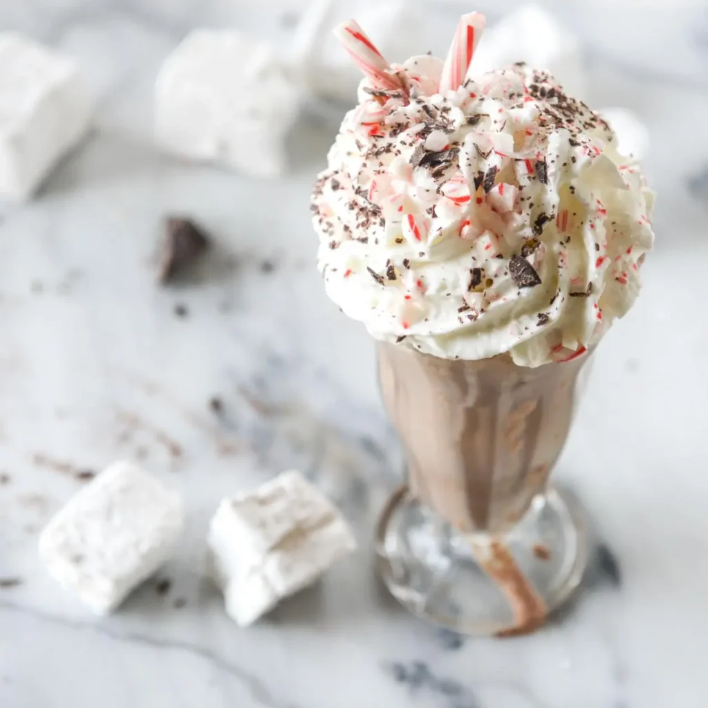 Boozy Peppermint Milkshake