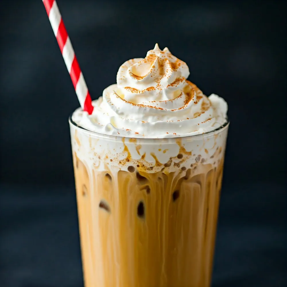 Caramel pumpkin pie iced coffee Recipe