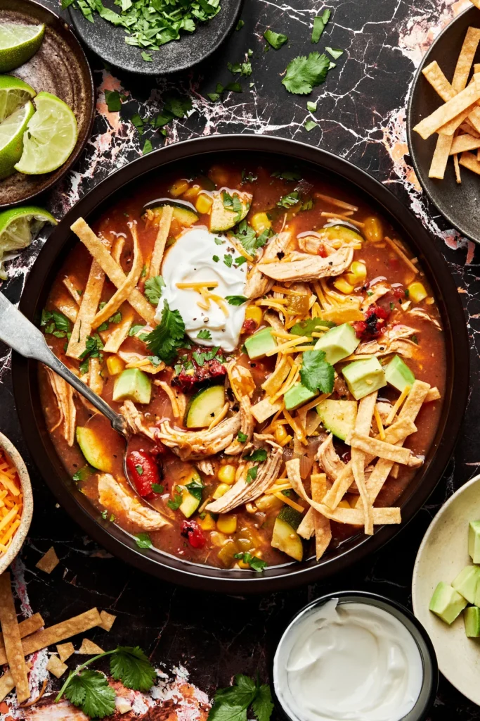 Chicken tortilla soup Recipe