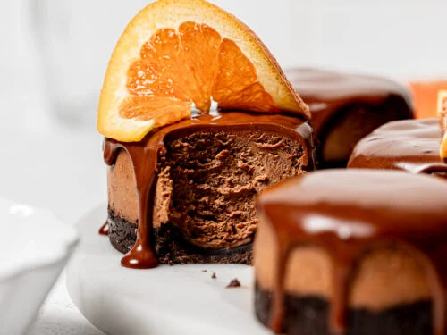 Chocolate orange mini cheesecakes Recipe