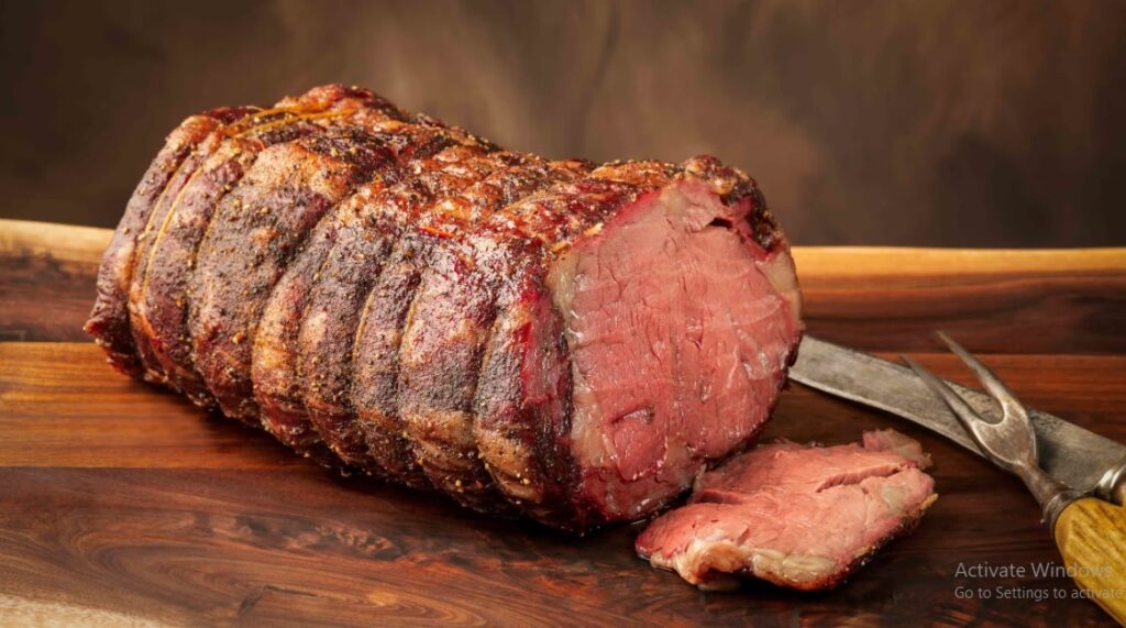 Dry aged prime rib roast