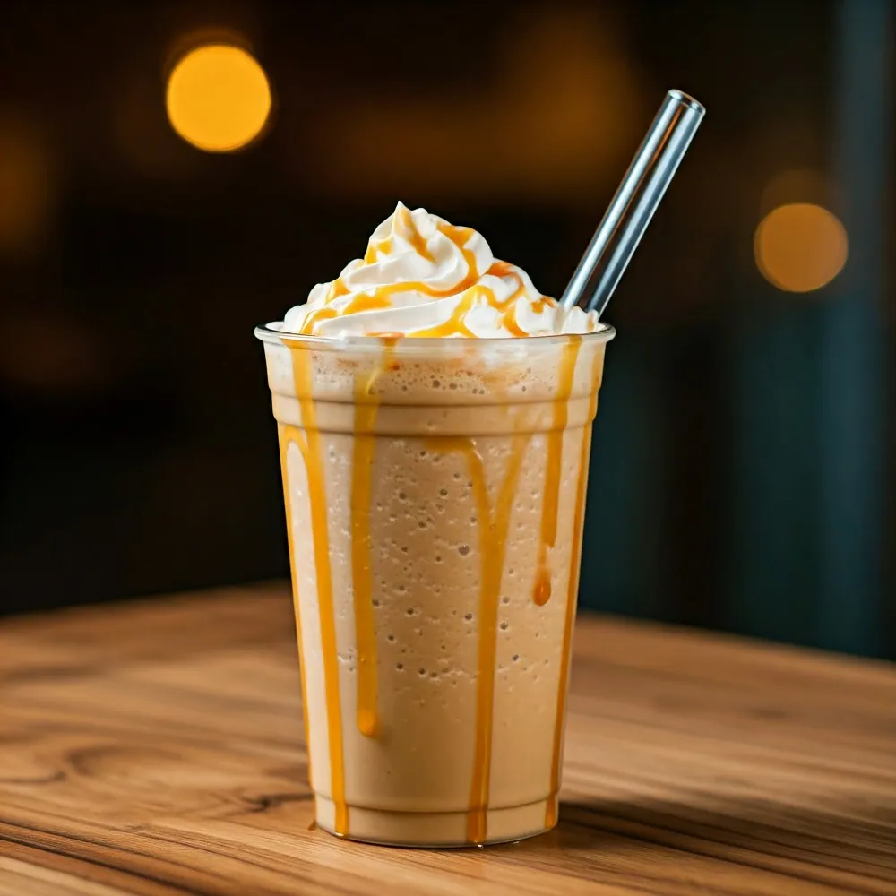 Low-carb caramel frappe recipe