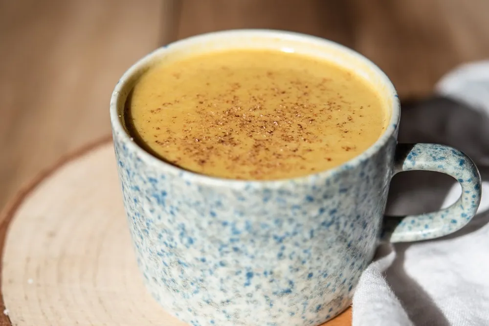 Pumpkin maca latte Recipe