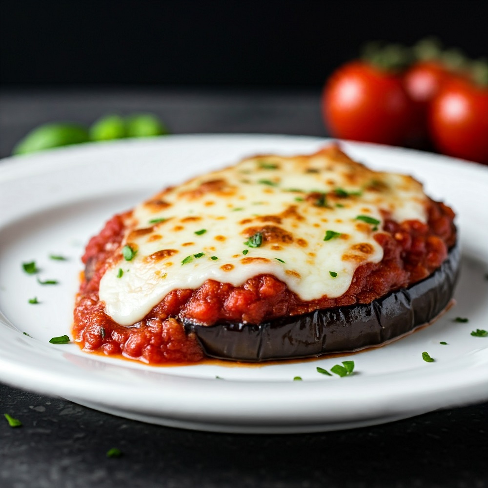 Roasted eggplant parmesan Recipe