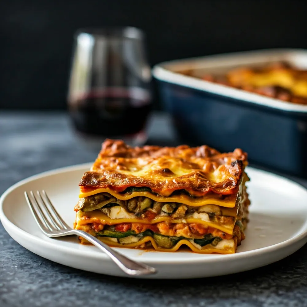 Roasted vegetable lasagna Recipe