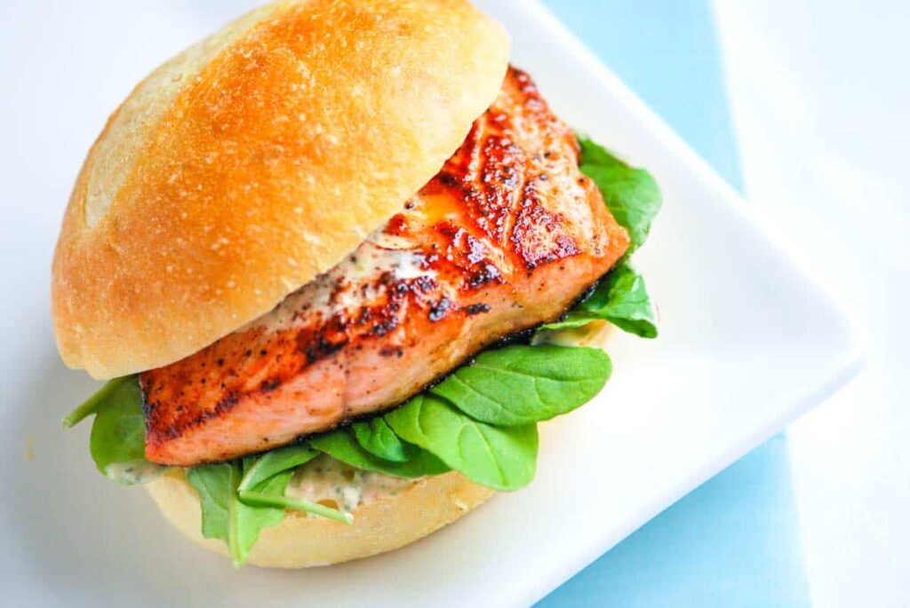 Salmon burgers Recipe