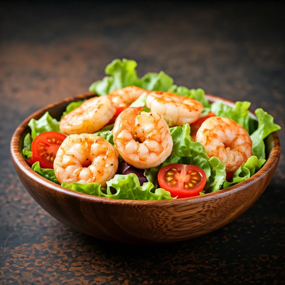 Seared shrimp salad Recipes