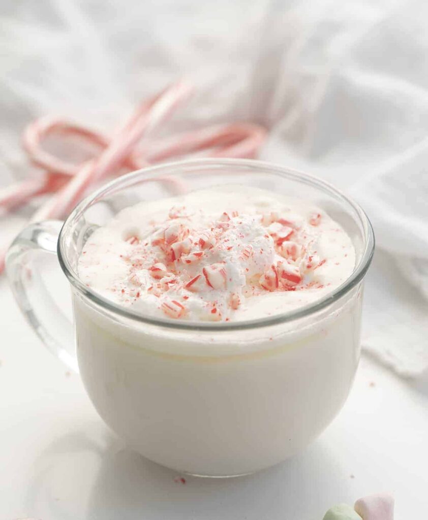 Snowed-in White Chocolate Hot Cocoa Cocktail