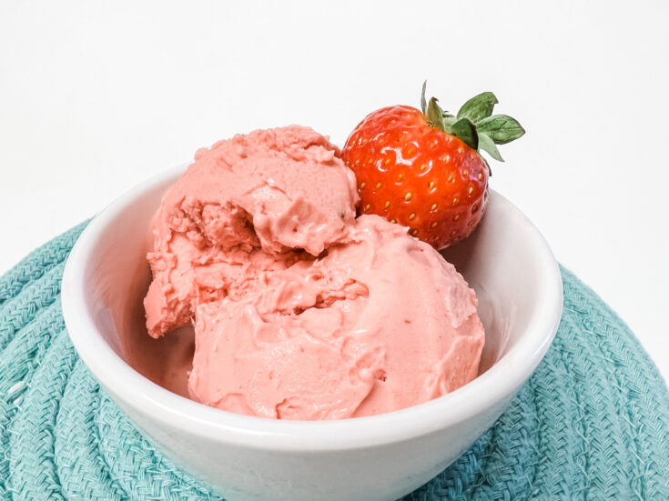 Ninja Creami Strawberry Ice cream