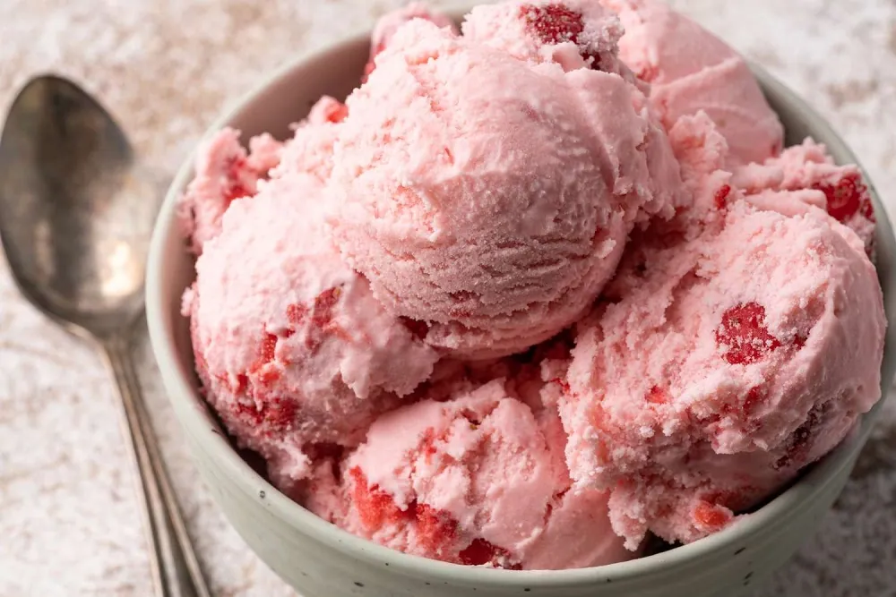 Strawberry ice cream Recipe