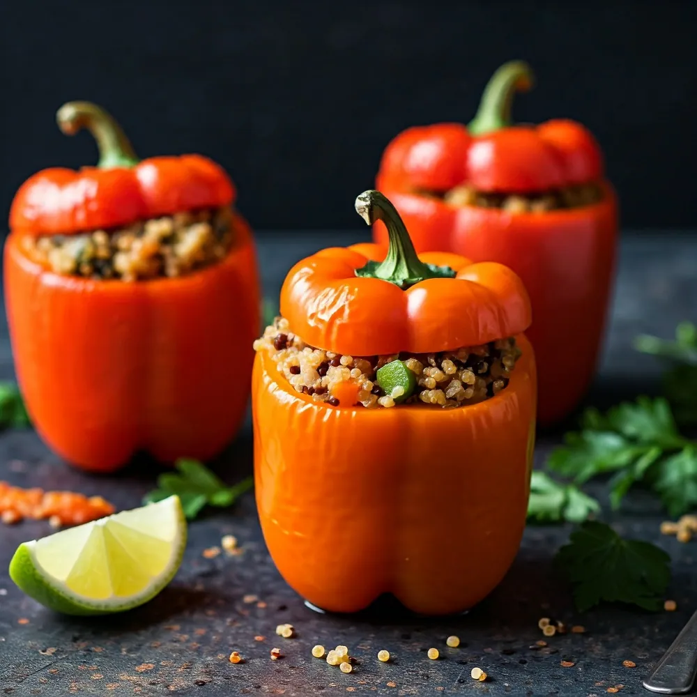 Vegan stuffed bell peppers Recipe