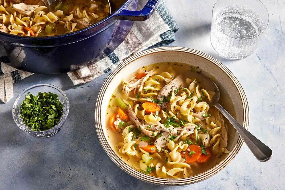 Rotisserie chicken soup